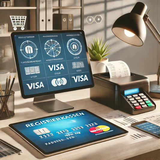 Software de caixa registradora inteligente com função ATM integrada para a Áustria com conexão CRM - Solução de caixa registradora compatível para empresas