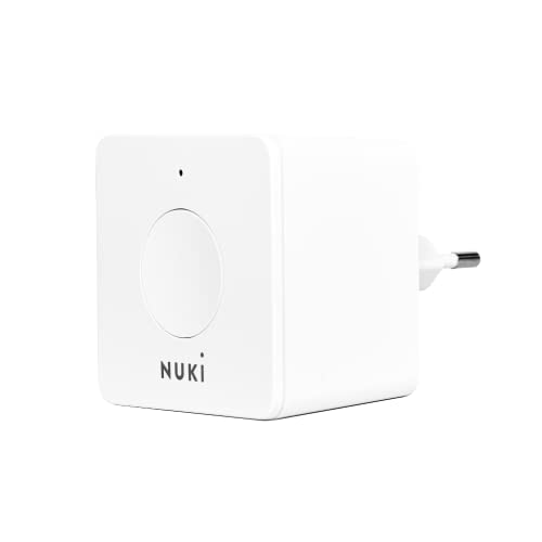 Nuki Bridge, WLAN Bridge, Erweiterung für Smart Lock & Opener, ermöglicht WLAN Verbindung, Sperren des Smart Lock aus der Ferne, Erweiterung für das Smart Lock, Alexa, HomeKit, Google, weiß - EDV-Guru (Guru e.U.)