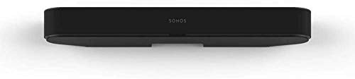 Sonos Beam Smart Soundbar, schwarz – Kompakte TV Soundbar für Fernsehen & Musikstreaming mit WLAN, Alexa Sprachsteuerung, Google Assistant & HDMI ARC - AirPlay kompatibler Musik- & TV Lautsprecher - EDV-Guru (Guru e.U.)