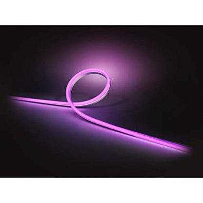 Philips Hue White & Col. Amb. Outdoor Lightstrip 5m, 1650 lm, dimmbar, 16 Mio. Farben, steuerbar via App, kompatibel mit Amazon Alexa (Echo, Echo Dot) - EDV-Guru (Guru e.U.)