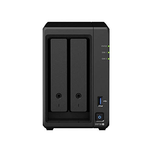 Synology DS720+ 8TB 2 Bay Desktop NAS System, installiert mit 2 x 4TB Seagate IronWolf Festplatten - EDV-Guru (Guru e.U.)
