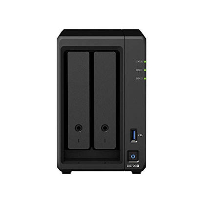 Synology DS720+ 8TB 2 Bay Desktop NAS System, installiert mit 2 x 4TB Seagate IronWolf Festplatten - EDV-Guru (Guru e.U.)