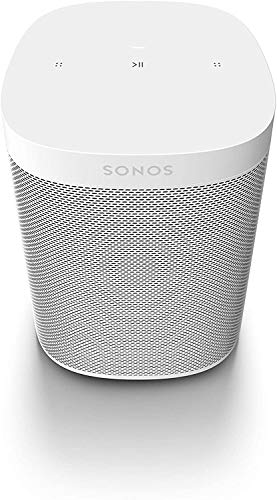 Sonos One SL All-In-One Smart Speaker (Kraftvoller WLAN Lautsprecher mit App-Steuerung und AirPlay 2 – Multiroom Speaker für unbegrenztes Musikstreaming) weiß, ohne Sprachsteuerung - EDV-Guru (Guru e.U.)