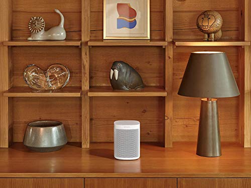Sonos One SL All-In-One Smart Speaker (Kraftvoller WLAN Lautsprecher mit App-Steuerung und AirPlay 2 – Multiroom Speaker für unbegrenztes Musikstreaming) weiß, ohne Sprachsteuerung - EDV-Guru (Guru e.U.)