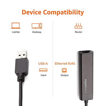 Amazon Basics USB-3.0-auf-10/100/1000-Gigabit-Ethernet-Internetadapter - EDV-Guru (Guru e.U.)