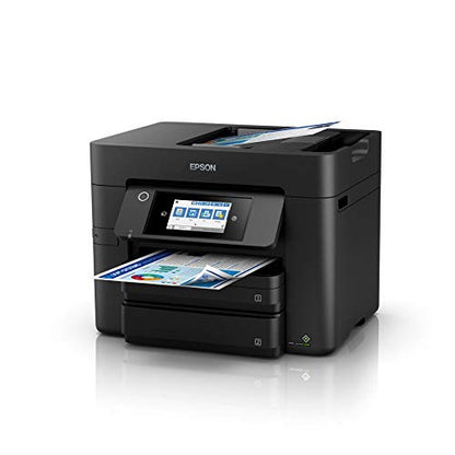Epson Workforce Pro WF-4830DTWF 4-in-1 Business Tintenstrahl-Multifunktionsgerät (Drucker, Scanner, Kopierer, Fax, ADF, WiFi, Ethernet, NFC, Full-Duplex, Einzelpatronen, DIN A4) schwarz - EDV-Guru (Guru e.U.)