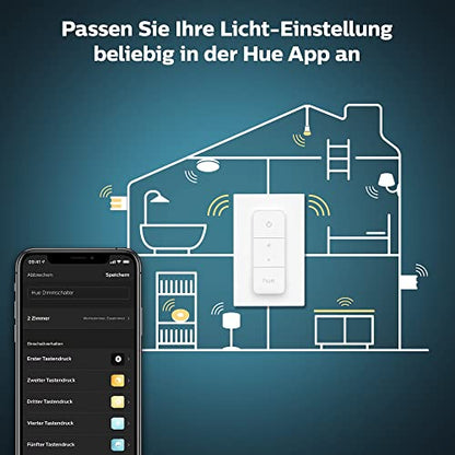 Philips Hue Wireless Dimming Schalter, komfortabel dimmen ohne Installation - EDV-Guru (Guru e.U.)