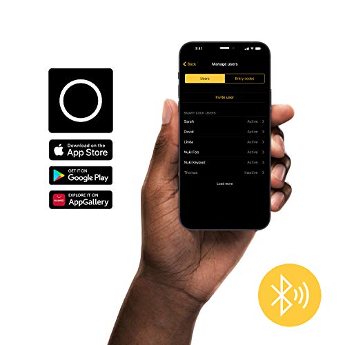 Nuki Fob, elektrischer Türöffner, Sperren auf Knopfdruck, Erweiterung für Nuki Smart Lock, elektronisches Türschloss, automatischer Türöffner, Bluetooth Schlüsselanhänger, Nuki Smart Home - EDV-Guru (Guru e.U.)