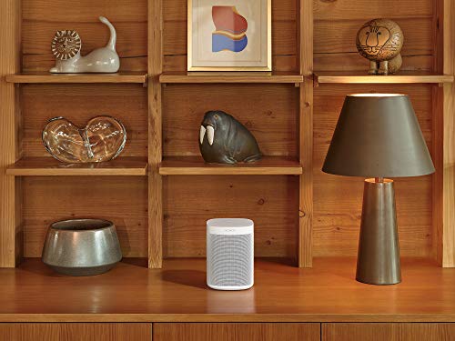 Sonos One SL All-In-One Smart Speaker (Kraftvoller WLAN Lautsprecher mit App-Steuerung und AirPlay 2 – Multiroom Speaker für unbegrenztes Musikstreaming) weiß, ohne Sprachsteuerung - EDV-Guru (Guru e.U.)