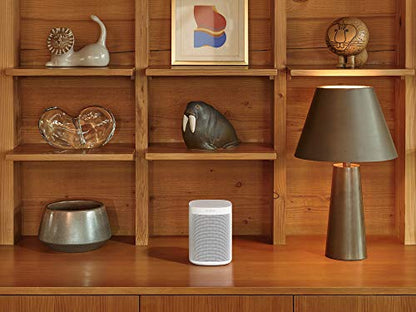 Sonos One SL All-In-One Smart Speaker (Kraftvoller WLAN Lautsprecher mit App-Steuerung und AirPlay 2 – Multiroom Speaker für unbegrenztes Musikstreaming) weiß, ohne Sprachsteuerung - EDV-Guru (Guru e.U.)