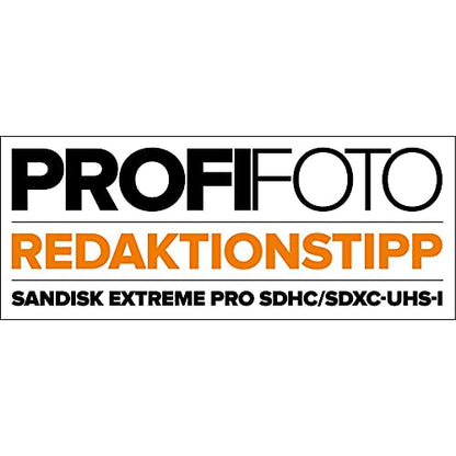 SanDisk Extreme Pro SDXC UHS-I Speicherkarte 128 GB (V30, Übertragungsgeschwindigkeit 170 MB/s, U3, 4K-UHD-Videos, temperaturbeständig) - EDV-Guru (Guru e.U.)