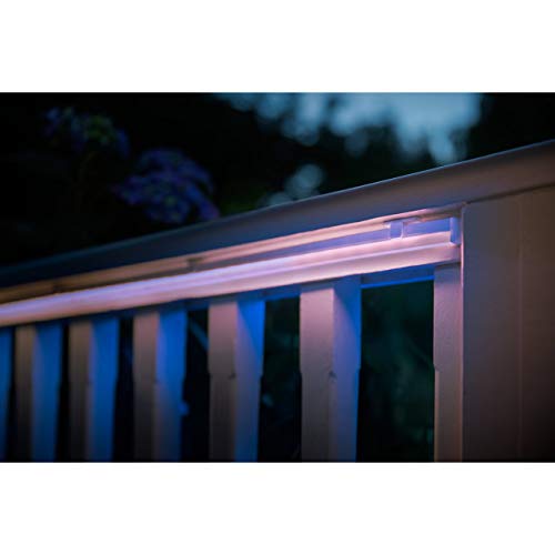 Philips Hue White & Col. Amb. Outdoor Lightstrip 5m, 1650 lm, dimmbar, 16 Mio. Farben, steuerbar via App, kompatibel mit Amazon Alexa (Echo, Echo Dot) - EDV-Guru (Guru e.U.)