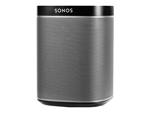 Sonos Play:1 Smart Speaker (Kompakter und kraftvoller WLAN Lautsprecher für unbegrenztes Musikstreaming – Feuchtigkeitsbeständiger Multiroom Lautsprecher) schwarz - EDV-Guru (Guru e.U.)