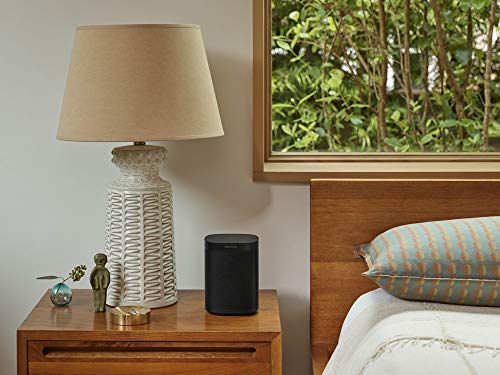 Sonos One SL schwarz - All-In-One Smart Speaker (Kraftvoller WLAN Lautsprecher mit App Steuerung und AirPlay 2 – Multiroom Speaker für unbegrenztes Musikstreaming), ohne Sprachsteuerung - EDV-Guru (Guru e.U.)