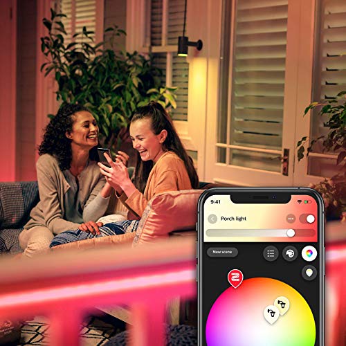 Philips Hue White & Col. Amb. Outdoor Lightstrip 5m, 1650 lm, dimmbar, 16 Mio. Farben, steuerbar via App, kompatibel mit Amazon Alexa (Echo, Echo Dot) - EDV-Guru (Guru e.U.)