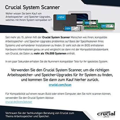 Crucial BX500 CT2000BX500SSD1 2TB Internes SSD (3D NAND, SATA, 2, 5-Zoll) - EDV-Guru (Guru e.U.)