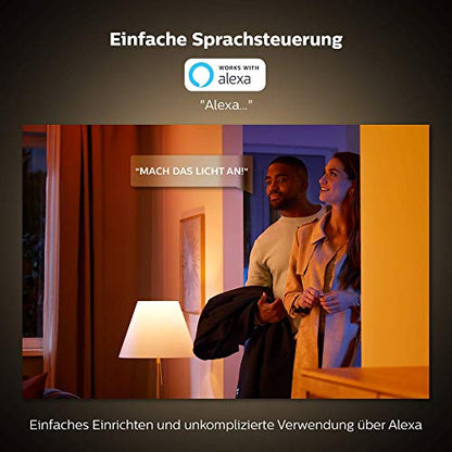 Philips Hue White & Col. Amb. LED Stehleuchte Signe, dimmbar, 16 Mio. Farben, steuerbar via App, kompatibel mit Amazon Alexa (Echo, Echo Dot) - EDV-Guru (Guru e.U.)
