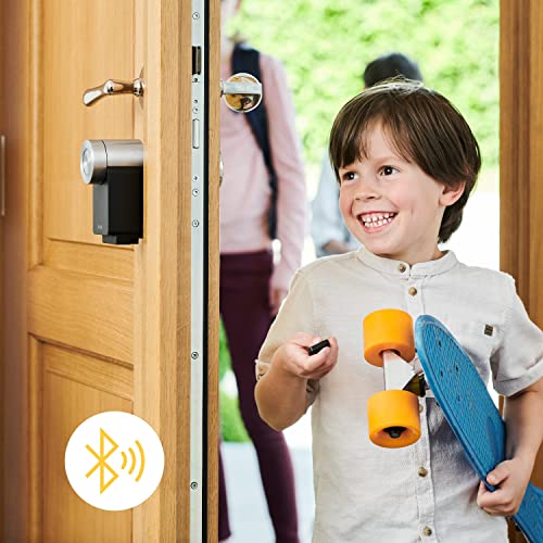 Nuki Fob, elektrischer Türöffner, Sperren auf Knopfdruck, Erweiterung für Nuki Smart Lock, elektronisches Türschloss, automatischer Türöffner, Bluetooth Schlüsselanhänger, Nuki Smart Home - EDV-Guru (Guru e.U.)
