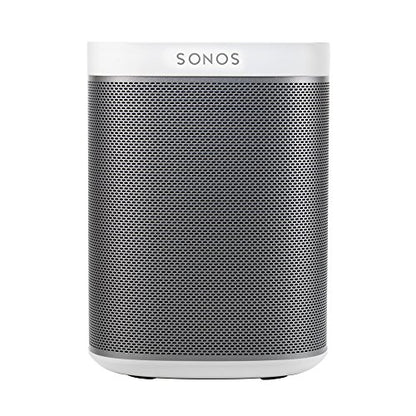Sonos Play:1 Smart Speaker (Kompakter und kraftvoller WLAN Lautsprecher für unbegrenztes Musikstreaming – Feuchtigkeitsbeständiger Multiroom Lautsprecher) weiß - EDV-Guru (Guru e.U.)