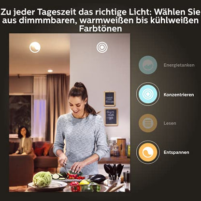 Philips Hue White & Col. Amb. E27 LED Lampe 2-er Starter Set inkl. Smart Button, 16 Mio. Farben, dimmbar steuerbar via App, kompatibel mit Amazon Alexa (Echo, Echo Dot) - EDV-Guru (Guru e.U.)