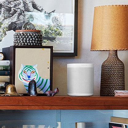 Sonos One Smart Speaker 2-Raum Set, weiß / schwarz – Intelligente WLAN Lautsprecher mit Alexa Sprachsteuerung & AirPlay – Zwei Multiroom Speaker für unbegrenztes Musikstreaming - EDV-Guru (Guru e.U.)