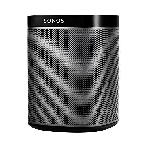 Sonos Play:1 Smart Speaker (Kompakter und kraftvoller WLAN Lautsprecher für unbegrenztes Musikstreaming – Feuchtigkeitsbeständiger Multiroom Lautsprecher) schwarz - EDV-Guru (Guru e.U.)