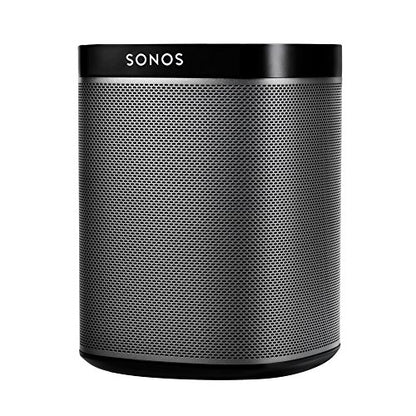 Sonos Play:1 Smart Speaker (Kompakter und kraftvoller WLAN Lautsprecher für unbegrenztes Musikstreaming – Feuchtigkeitsbeständiger Multiroom Lautsprecher) schwarz - EDV-Guru (Guru e.U.)