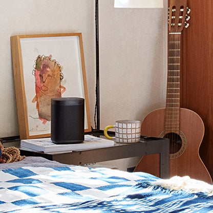 Sonos One Smart Speaker 2-Raum Set, weiß / schwarz – Intelligente WLAN Lautsprecher mit Alexa Sprachsteuerung & AirPlay – Zwei Multiroom Speaker für unbegrenztes Musikstreaming - EDV-Guru (Guru e.U.)