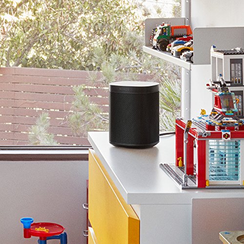 Sonos One Smart Speaker 2-Raum Set, weiß / schwarz – Intelligente WLAN Lautsprecher mit Alexa Sprachsteuerung & AirPlay – Zwei Multiroom Speaker für unbegrenztes Musikstreaming - EDV-Guru (Guru e.U.)